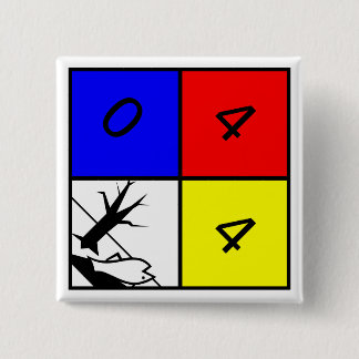 Chapa Cuadrada Peligro amonestador químico al ambiente