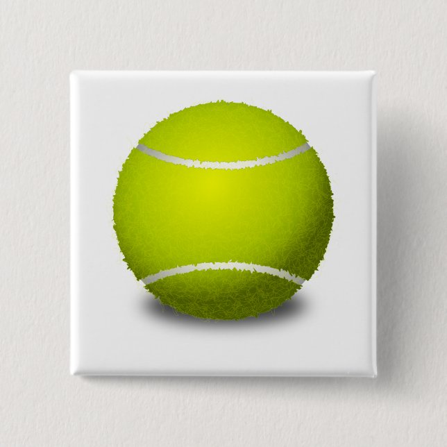 Chapa Cuadrada Pelota de tenis (Anverso)