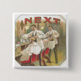 Chapa Cuadrada Peluquero del vintage