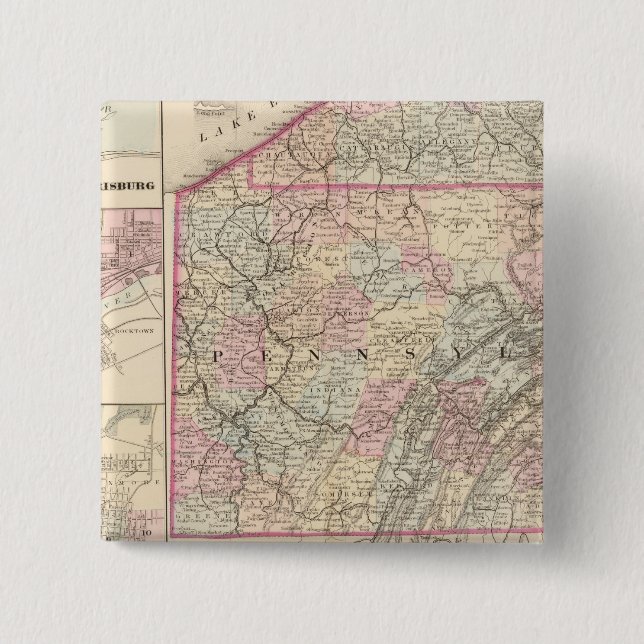Chapa Cuadrada Pensilvania 4 (Anverso)