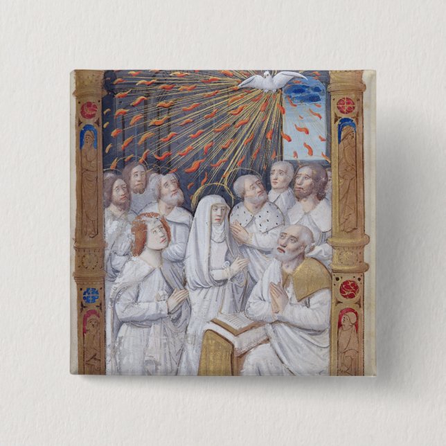 Chapa Cuadrada Pentecost (Anverso)