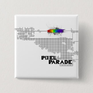 Chapa Cuadrada Perno "análogo" del desfile del pixel