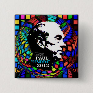 Chapa Cuadrada Perno cuadrado psicodélico 2012 de Ron Paul