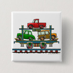 Chapa Cuadrada Pernos autos del coche de ferrocarril del coche de