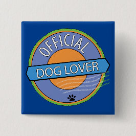 Chapa Cuadrada Perro Oficial Lover