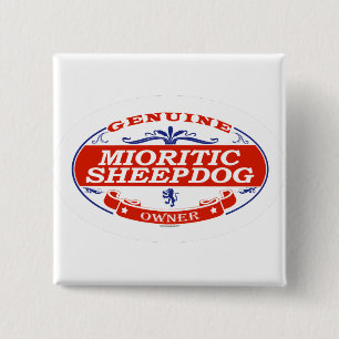 Chapa Cuadrada Perro pastor de Mioritic