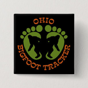 Chapa Cuadrada Perseguidor de Ohio Bigfoot