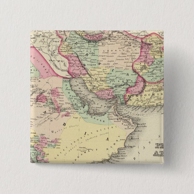 Chapa Cuadrada Persia Arabia (Anverso)