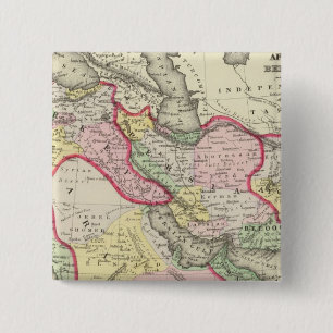 Chapa Cuadrada Persia, Arabia, Turquía, Afganistán, Beluchistá