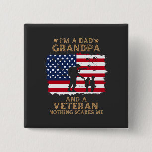 Chapa Cuadrada Personaliza este diseño: Soy un abuelo papá