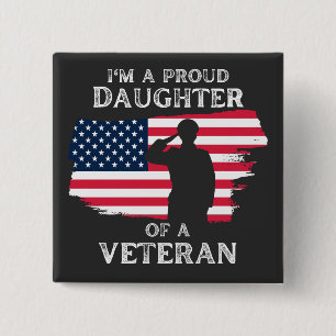 Chapa Cuadrada Personaliza este diseño: Soy una hija orgullosa