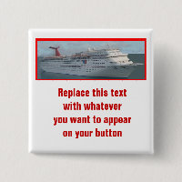 Personalizable Button-CIM1a del barco de cruceros