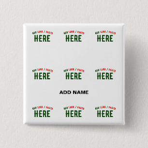 CHAPA CUADRADA PERSONALIZABLE MODERNO ESTILO BLANCO VERIFICADO MA
