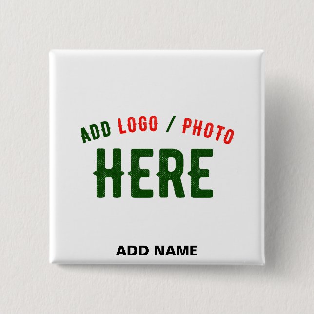 CHAPA CUADRADA PERSONALIZABLE MODERNO ESTILO BLANCO VERIFICADO MA (Anverso)