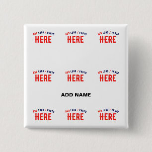CHAPA CUADRADA PERSONALIZABLE MODERNO ESTILO BLANCO VERIFICADO MA