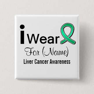Chapa Cuadrada Personalizable uso una cinta de cáncer de hígado