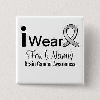 Chapa Cuadrada Personalizable uso una cinta para el cáncer de cer