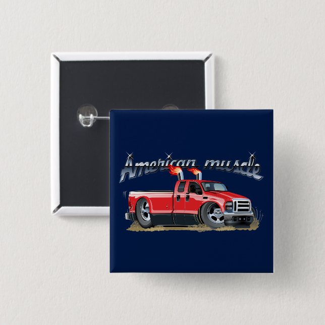 Chapa Cuadrada Personalizado (Anverso y reverso)