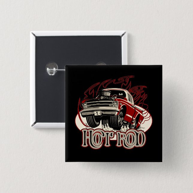 Chapa Cuadrada Personalizado (Anverso y reverso)