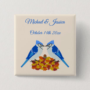 Chapa Cuadrada Personalizado de la boda de la caída de los gritos