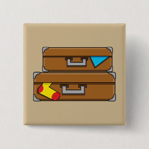 Chapa Cuadrada Personalizado Equipaje