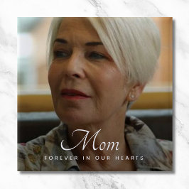 Chapa Cuadrada Personalizado Foto Homenaje conmemorativo personal