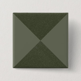 Chapa Cuadrada Personalizado Moss Green Geometric Pin Badge