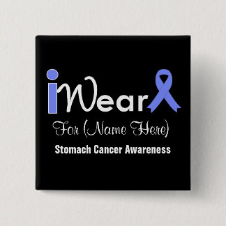 Chapa Cuadrada Personalizar el cáncer de estómago de cinta de cin