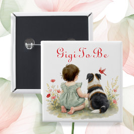 Chapa Cuadrada Personalized Baby Shower | Gigi To Be