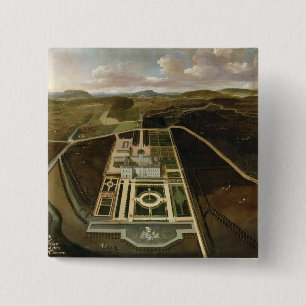 Chapa Cuadrada Perspectiva del sur del Hampton Court,