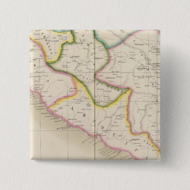 Chapa Cuadrada Perú, América del Sur 21 (Anverso)