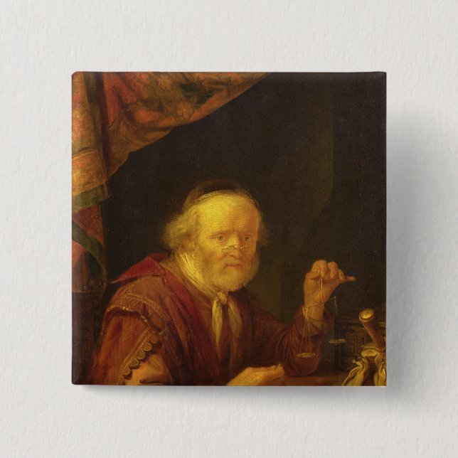 Chapa Cuadrada Pesaje del oro (Anverso)