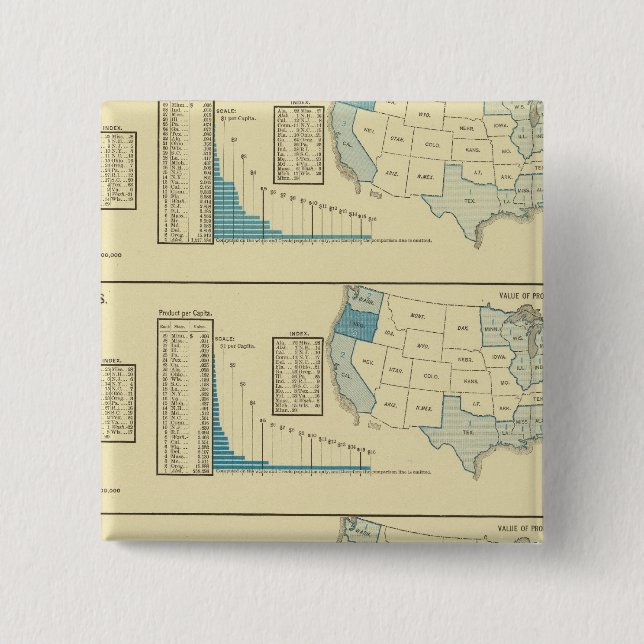 Chapa Cuadrada Pesca (Anverso)