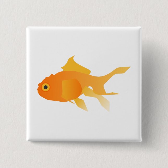 Chapa Cuadrada Pescado de oro (Anverso)