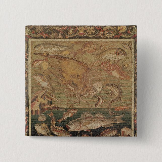 Chapa Cuadrada Pescados, moluscos y crustáceos (Anverso)