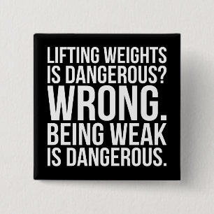 Chapa Cuadrada Pesos De Levantamiento Es Peligroso Contra Ser Déb