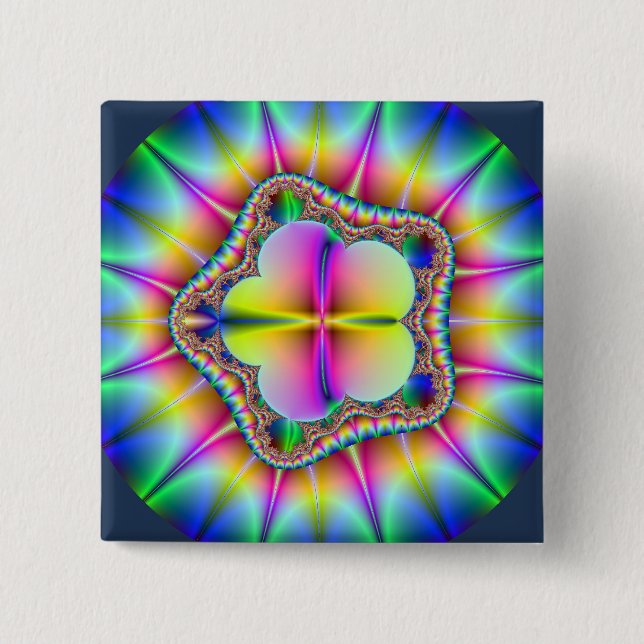 Chapa Cuadrada Petals2 (Anverso)