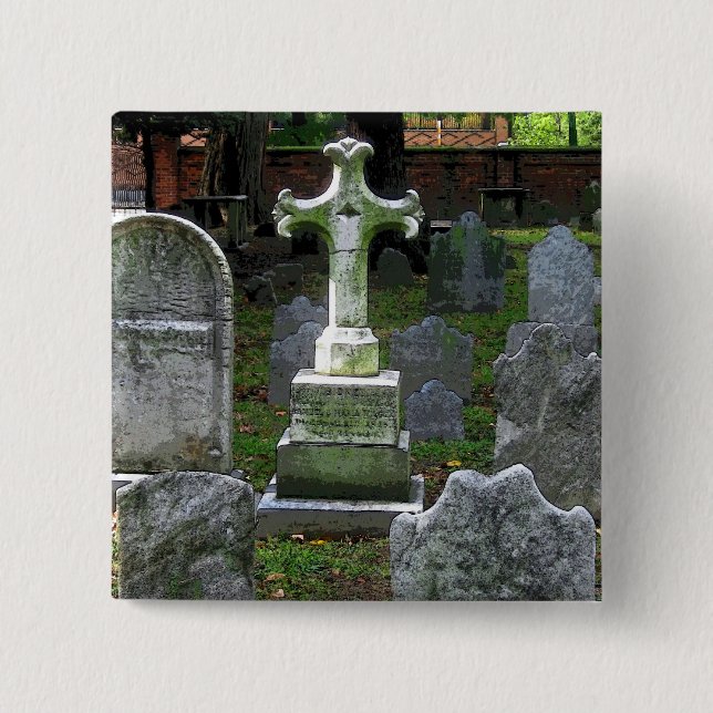 Chapa Cuadrada Philadelphia Graveyard CB (Anverso)
