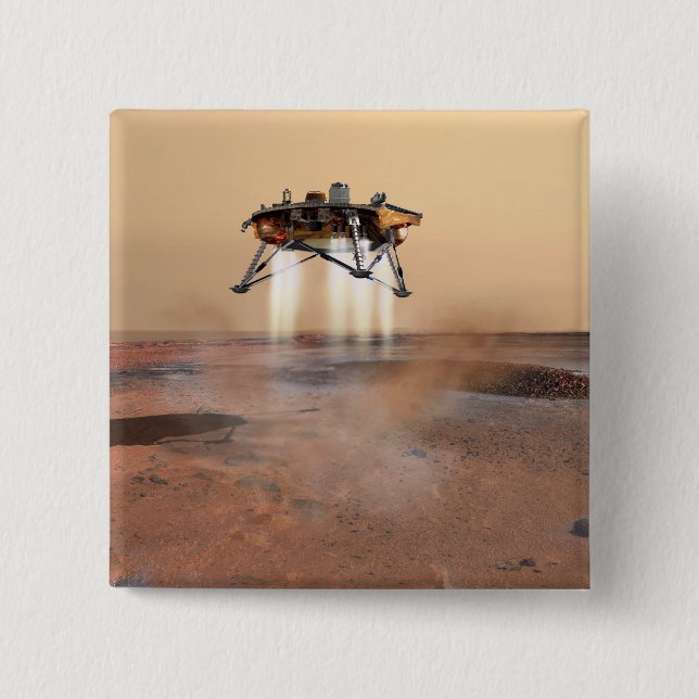Chapa Cuadrada Phoenix Mars Lander (Anverso)
