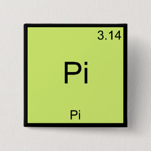 Chapa Cuadrada Pi - Pi Funny Math Element Chemistry T-Shirt