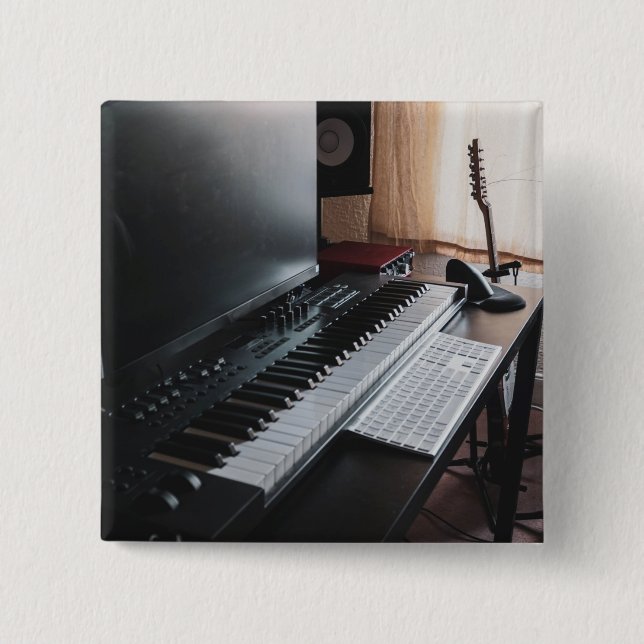Chapa Cuadrada Piano asombroso (Anverso)