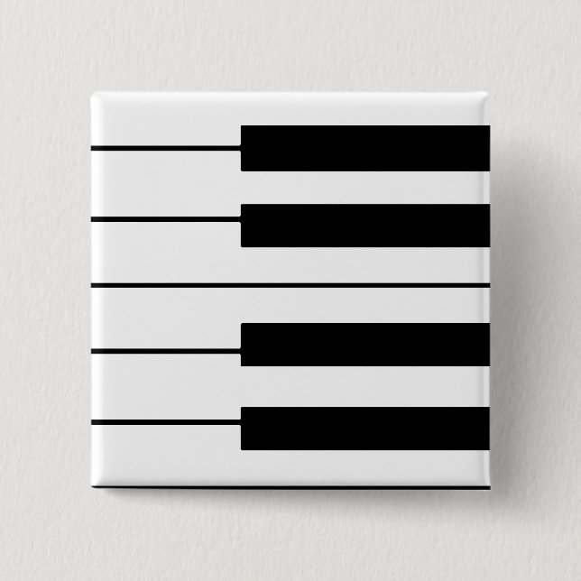 Chapa Cuadrada piano con temas musicales (Anverso)