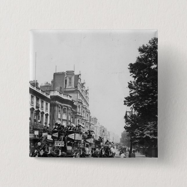 Chapa Cuadrada Piccadilly, Londres (Anverso)