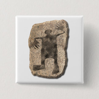 Chapa Cuadrada Piedra de baile de hombre