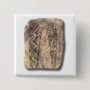 Chapa Cuadrada Piedra masculina del gráfico
