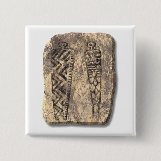 Chapa Cuadrada Piedra masculina del gráfico
