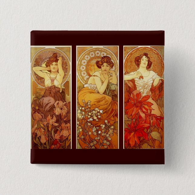 Chapa Cuadrada Piedras preciosas (Anverso)