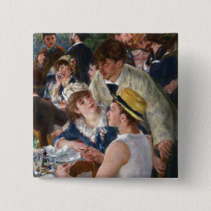Chapa Cuadrada Pierre-Auguste Renoir - Almuerzo de los remeros