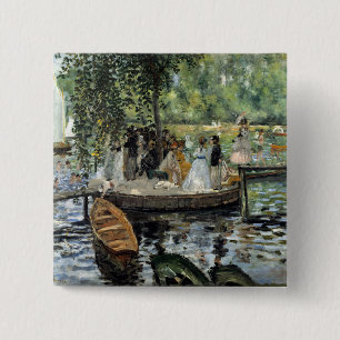 Chapa Cuadrada Pierre-Auguste Renoir - La Grenouillere