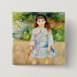 Chapa Cuadrada Pierre-Auguste Renoir - Niño con un látigo